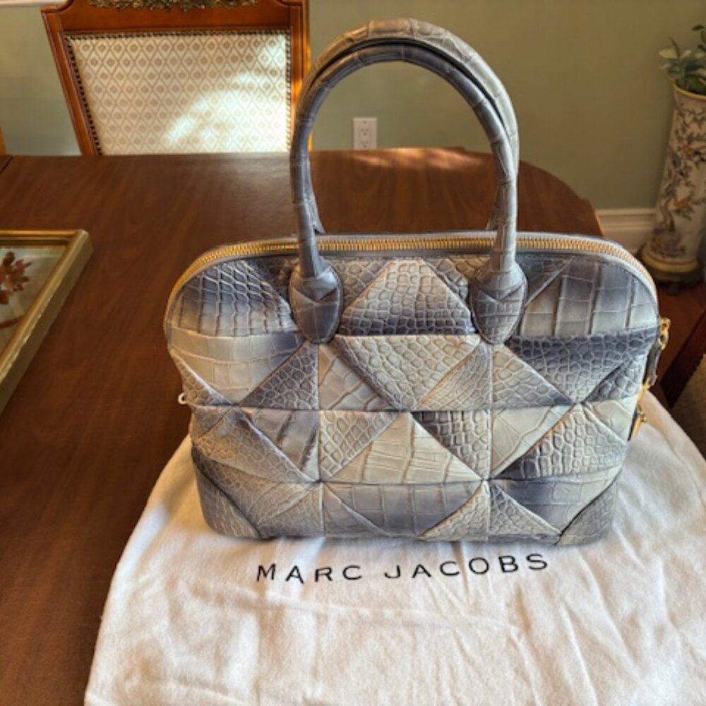 Mark Jacobs Carolyn Crocodile Handbag